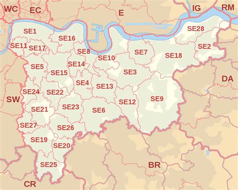 london postal codes